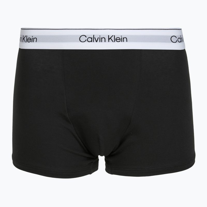 Pánské boxerky Calvin Klein LV00NB4437 Relaxed Fit Trunk grey heather/black/classic white 6