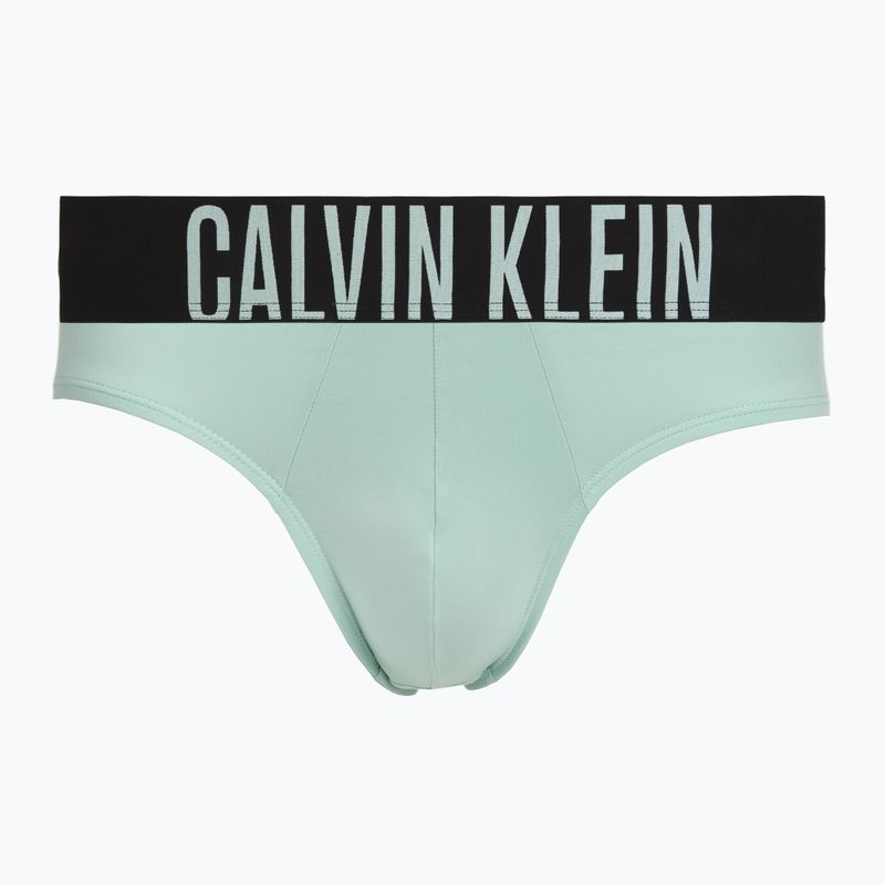 Pánské slipy Calvin Klein 000NB3610A Hip Brief black/goji berry/aqua blue 2