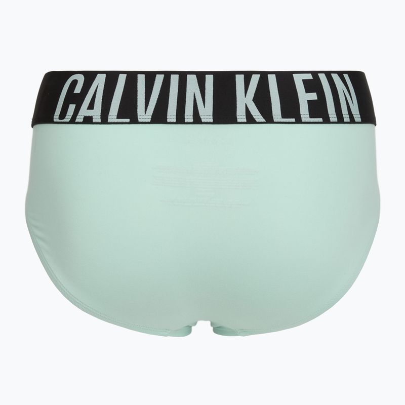 Pánské slipy Calvin Klein 000NB3610A Hip Brief black/goji berry/aqua blue 5