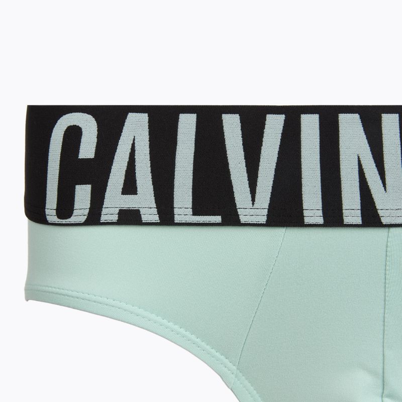 Pánské slipy Calvin Klein 000NB3610A Hip Brief black/goji berry/aqua blue 6