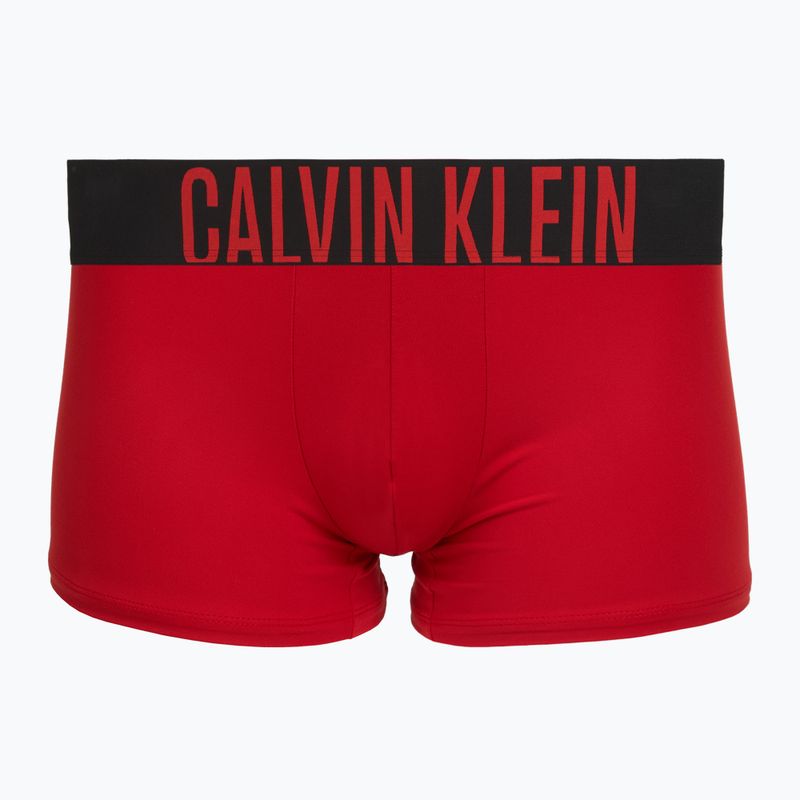 Pánské boxerky Calvin Klein 000NB3775A Trunk black/goji berry/aqua blue 3