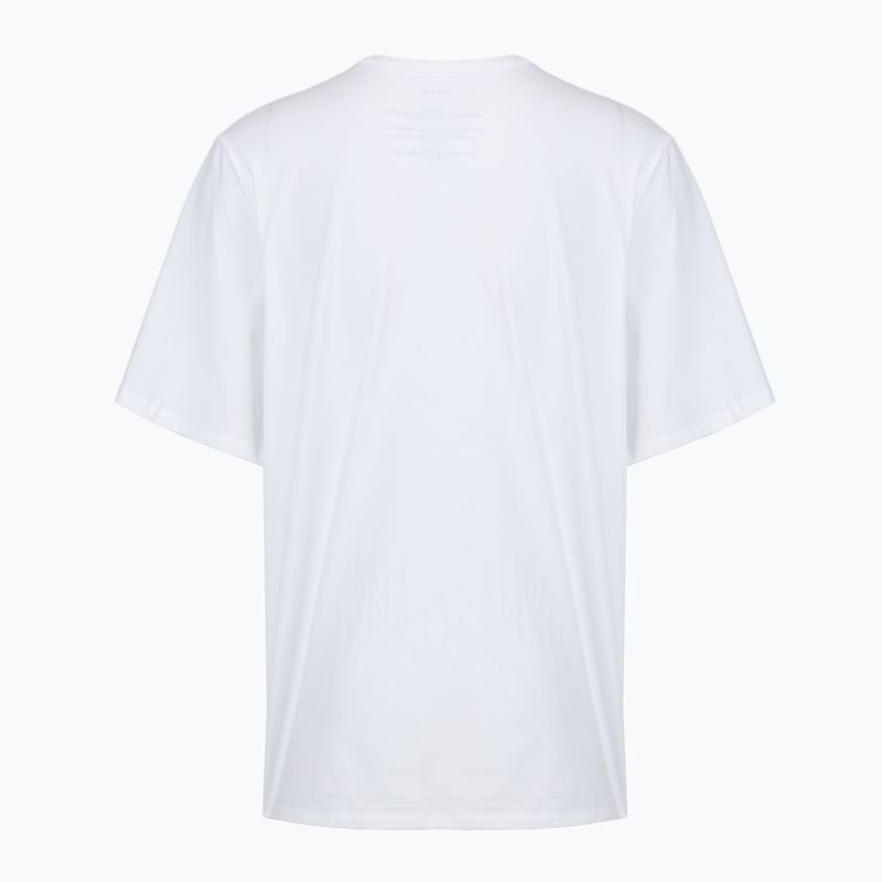 Pánské tričko na lezení Calvin Klein LV00NB4185 Crew Neck black w/ white emb/white w/ black e 5
