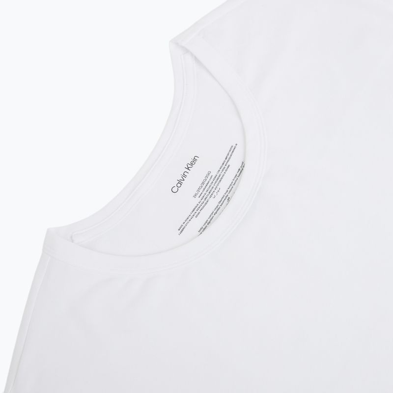 Pánské tričko na lezení Calvin Klein LV00NB4185 Crew Neck black w/ white emb/white w/ black e 6