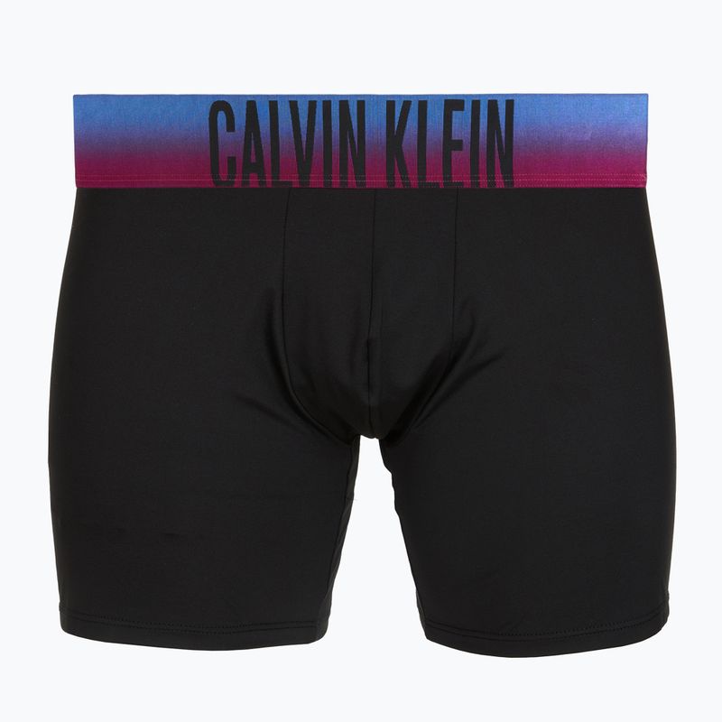 Pánské boxerky Calvin Klein LV00NB4622 Boxer Brief blck bodies w/ plein air psdn blue/ 2