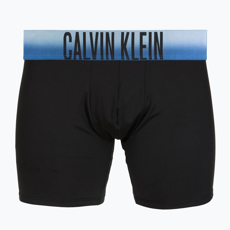 Pánské boxerky Calvin Klein LV00NB4622 Boxer Brief blck bodies w/ plein air psdn blue/ 3