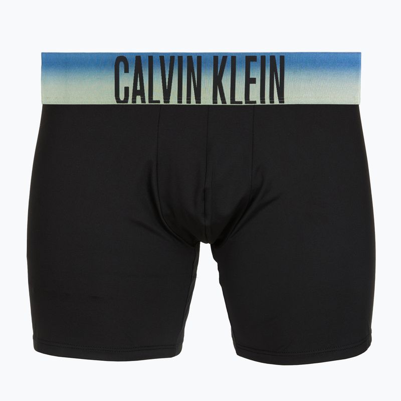 Pánské boxerky Calvin Klein LV00NB4622 Boxer Brief blck bodies w/ plein air psdn blue/ 4