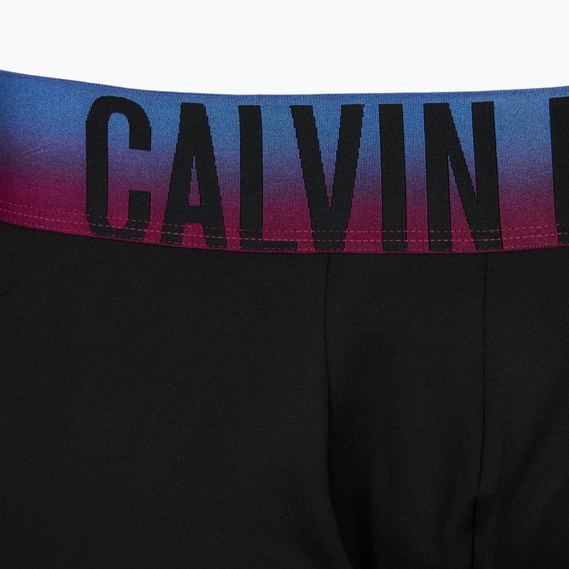 Pánské boxerky Calvin Klein LV00NB4622 Boxer Brief blck bodies w/ plein air psdn blue/ 6