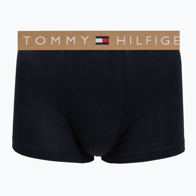 Pánské boxerky Tommy Hilfiger Trunk WB 3 pack nb//saf canvas/mnty grey/deep spru 3