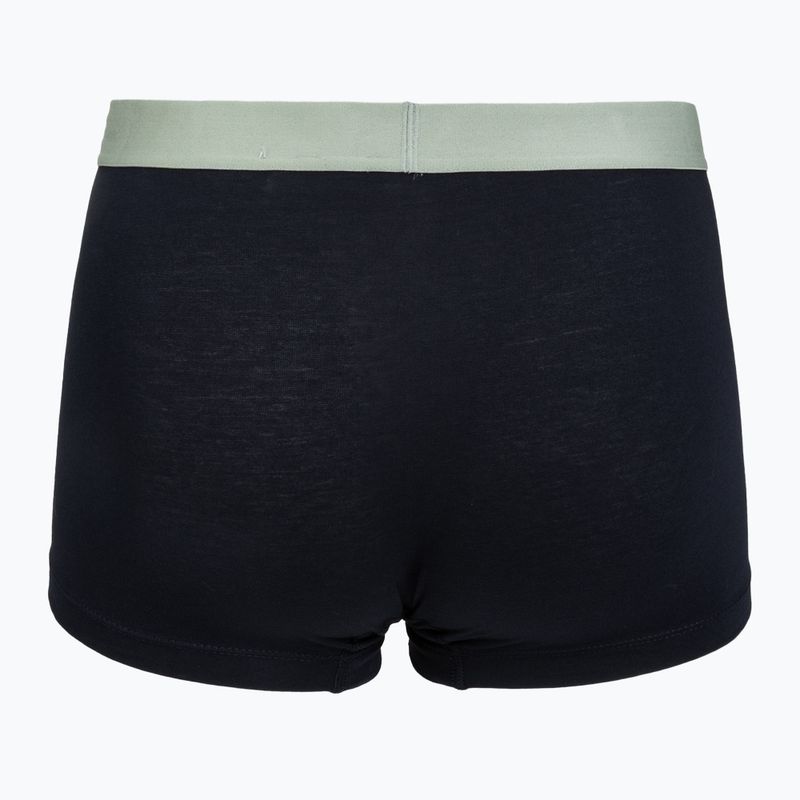Pánské boxerky Tommy Hilfiger Trunk WB 3 pack nb//saf canvas/mnty grey/deep spru 5