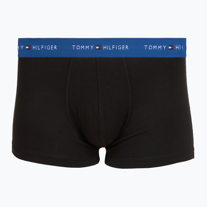 Pánské boxerky Tommy Hilfiger Trunk WB 3 pack nb//opu blu/orna green/ivory silk 3