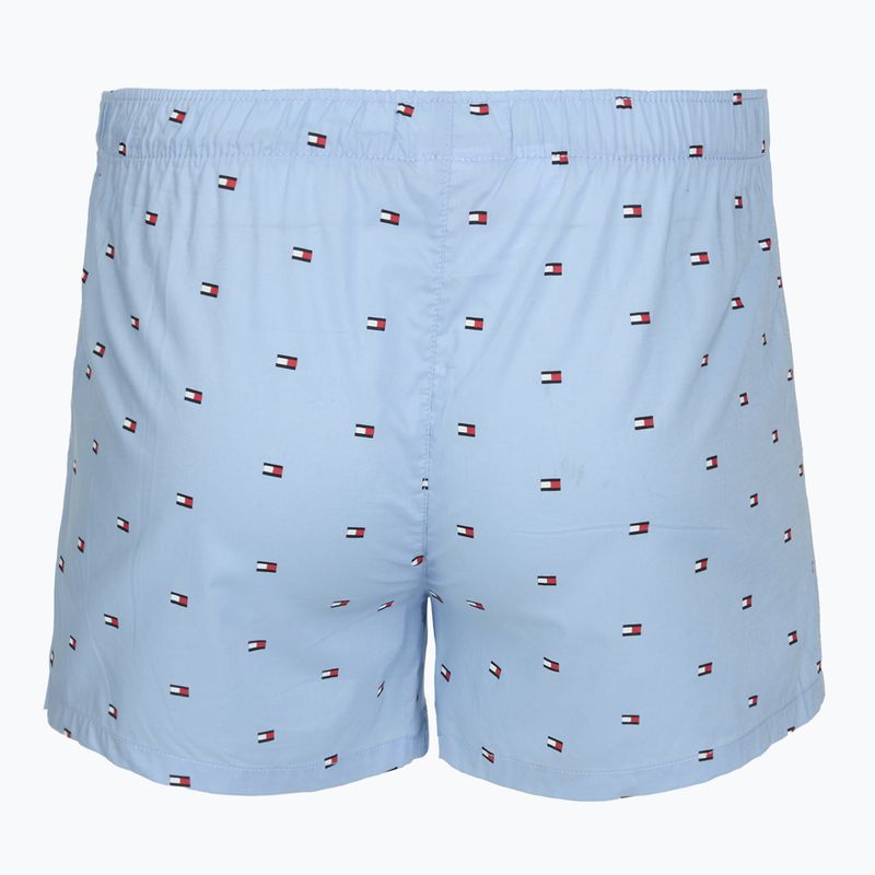 Pánské boxerky Tommy Hilfiger Woven Boxer Print 3 pack chambray flag/carb navy/c navy flag 6