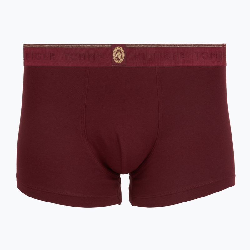 Pánské boxerky Tommy Hilfiger Trunk 3 pack navy blue/nocturnal green/burgundy 2