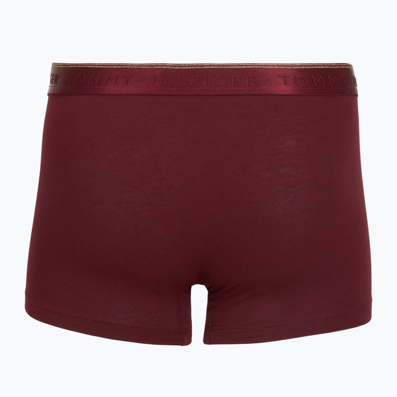 Pánské boxerky Tommy Hilfiger Trunk 3 pack navy blue/nocturnal green/burgundy 5