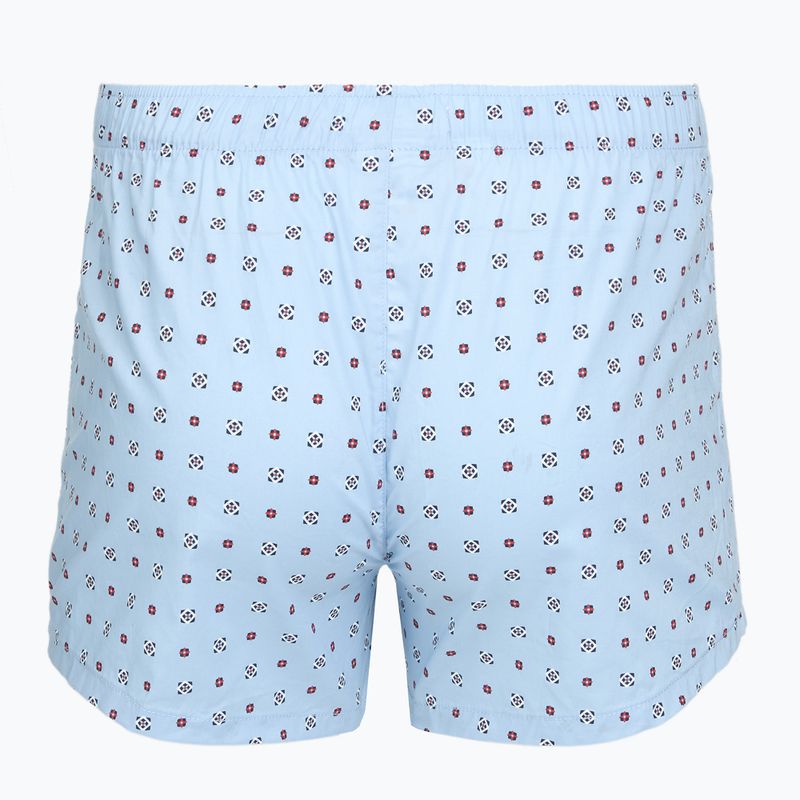 Pánské boxerky Tommy Hilfiger Woven Boxer Print 3 pack rwb foulard/med red/rwb w chck 5