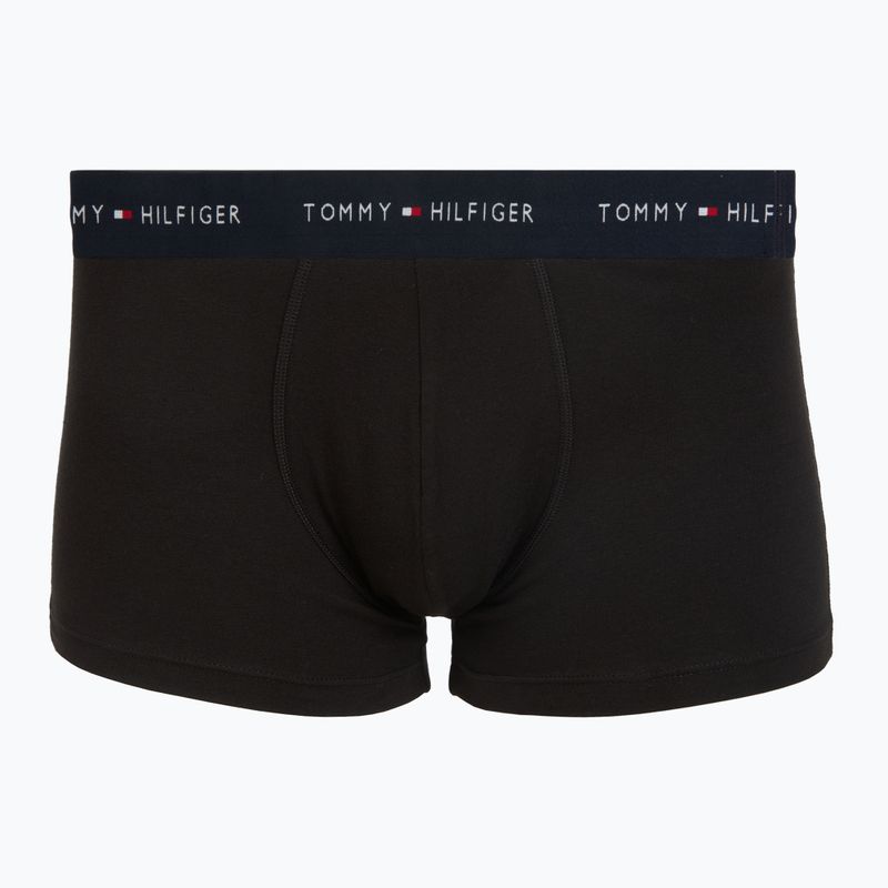 Pánské boxerky Tommy Hilfiger Trunk WB 7 pack black/whit/lava/sky blue/navy blue/ter red/ut ol 7