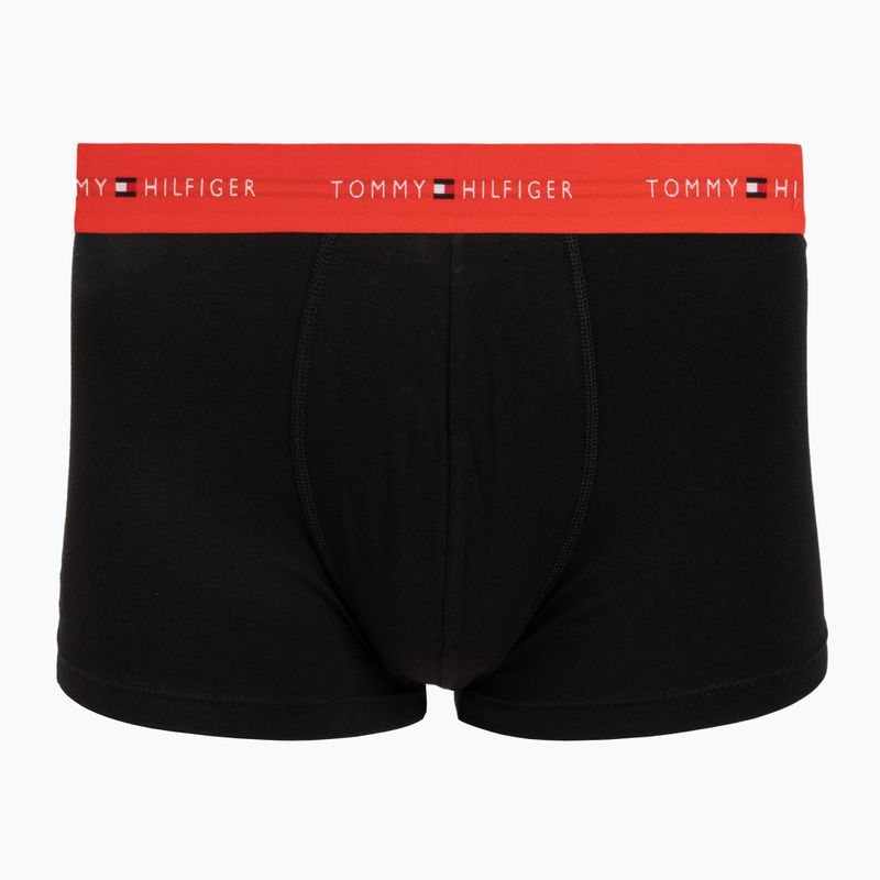 Pánské boxerky Tommy Hilfiger Trunk WB 5 pack black/fr red/bon pk/als green/no blue 3
