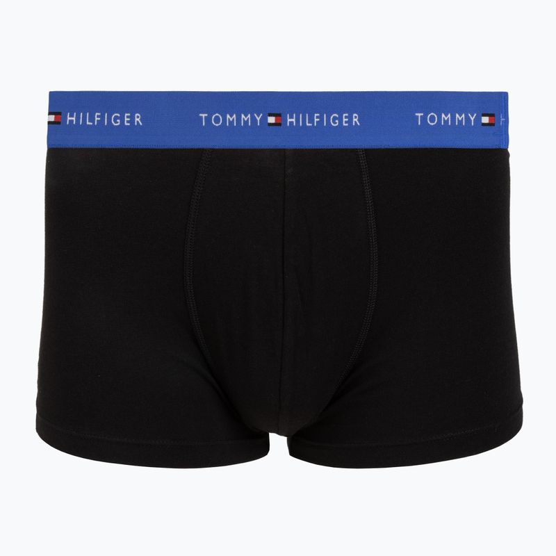 Pánské boxerky Tommy Hilfiger Trunk WB 5 pack black/fr red/bon pk/als green/no blue 4
