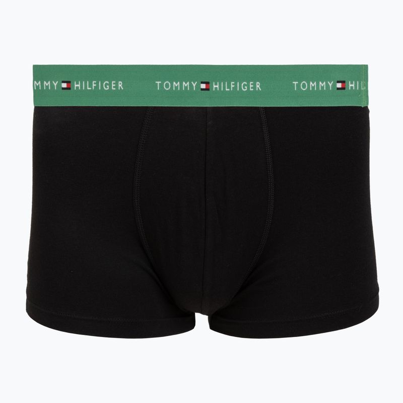 Pánské boxerky Tommy Hilfiger Trunk WB 5 pack black/fr red/bon pk/als green/no blue 5