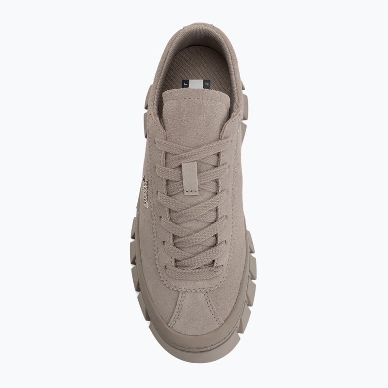 Dámské boty Tommy Hilfiger TJW Platform Sneaker Suede limeston dust 5