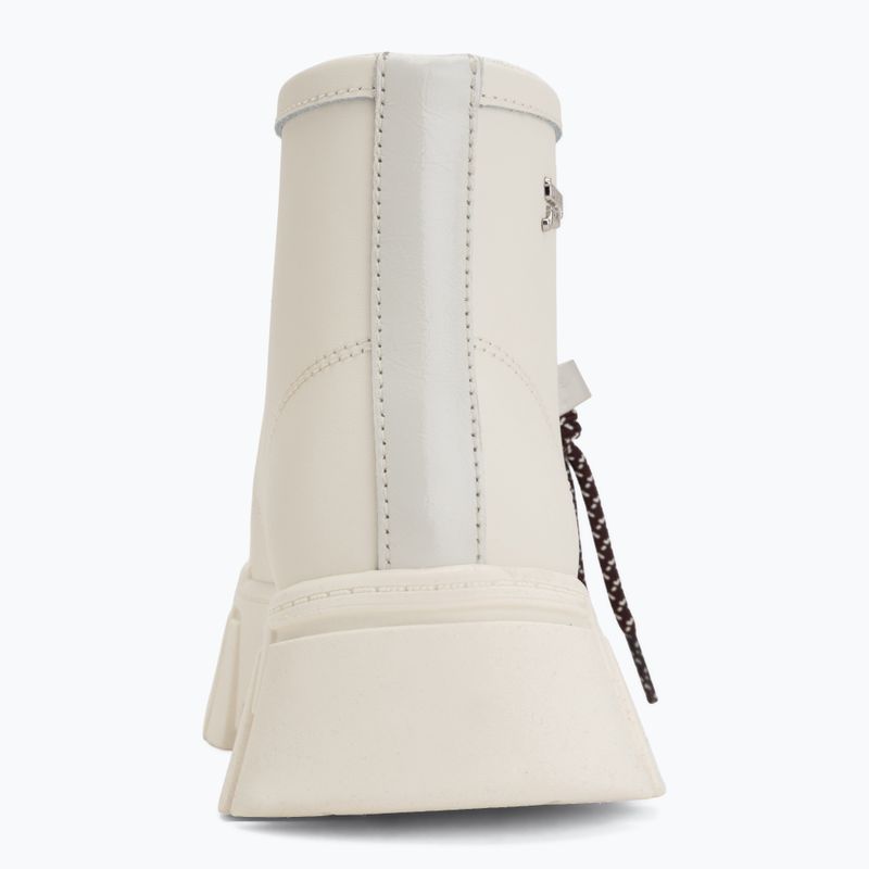 Dámské boty Tommy Jeans Platform Sneaker Leather MC ecru 6