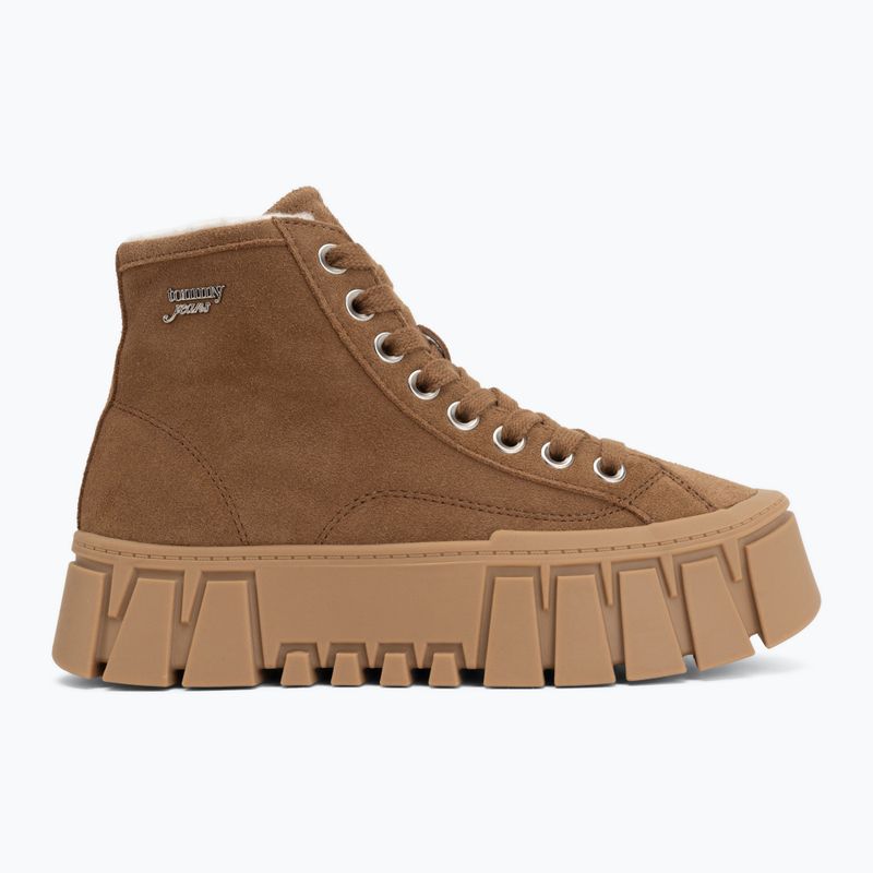 Dámské boty Tommy Jeans Platform Sneaker MC WL dark camel 2