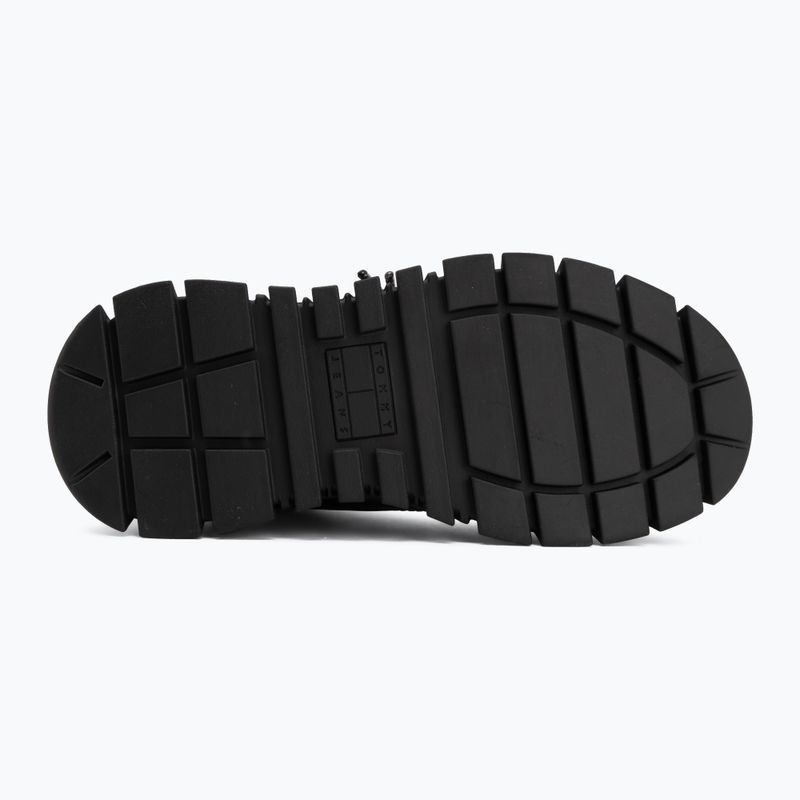 Dámské boty Tommy Jeans Platform Sneaker Leather Mc black 4