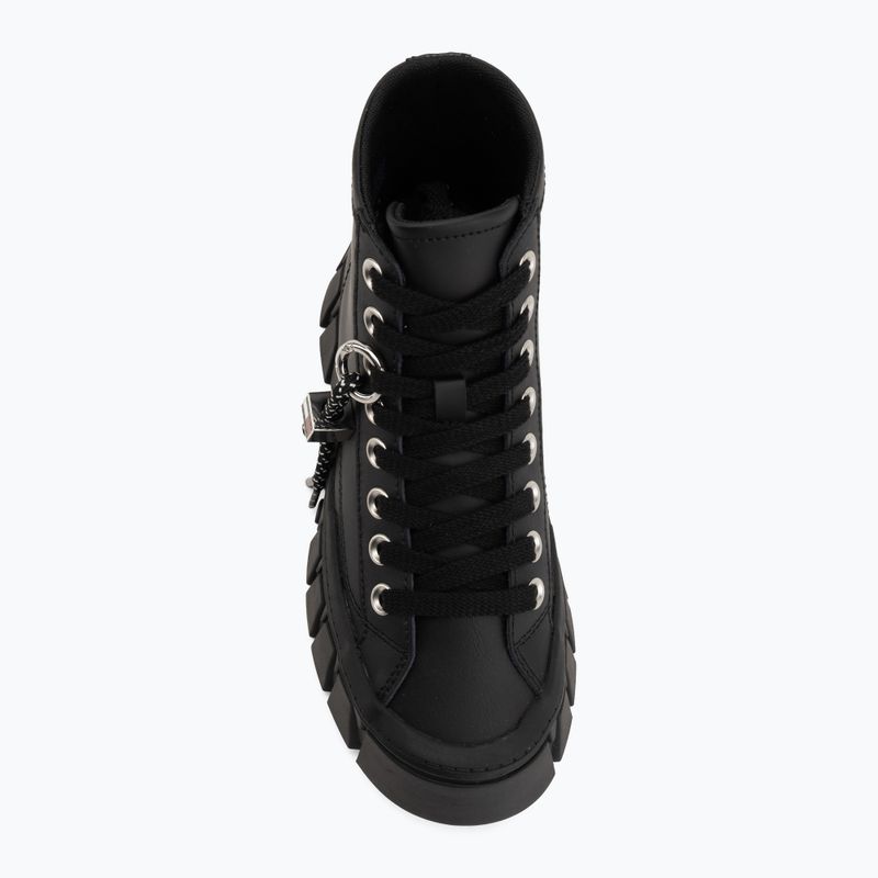 Dámské boty Tommy Jeans Platform Sneaker Leather Mc black 5