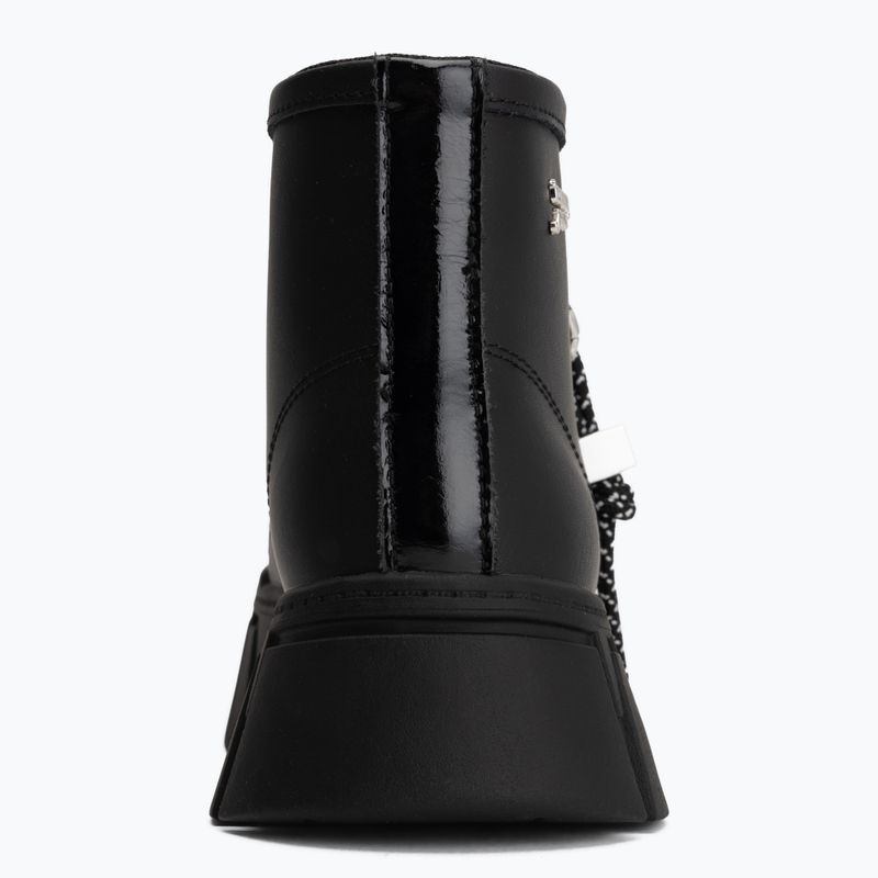 Dámské boty Tommy Jeans Platform Sneaker Leather Mc black 6