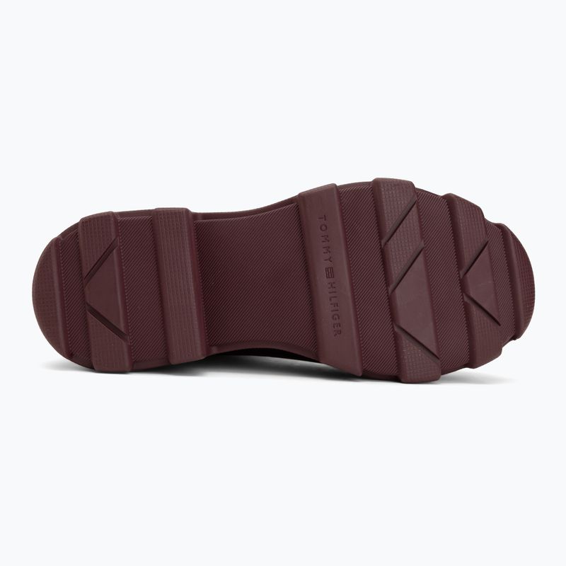 Dámské holínky Tommy Hilfiger Stamp Warm Ankle oxblood 4