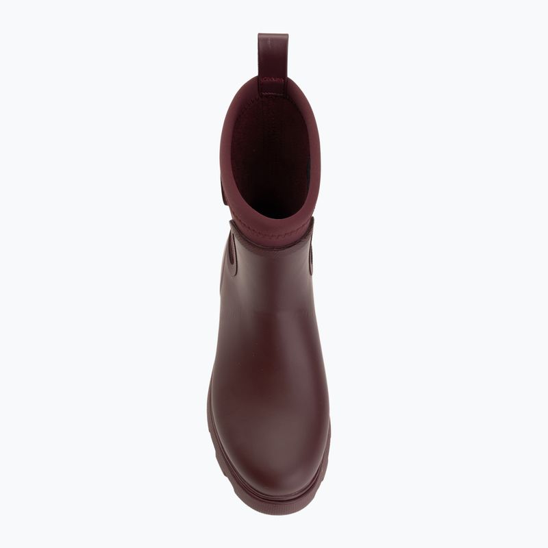 Dámské holínky Tommy Hilfiger Stamp Warm Ankle oxblood 5