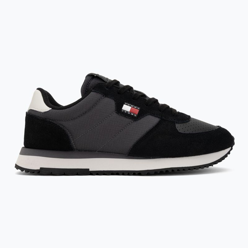 Pánské boty Tommy Jeans Runner Flag Mix washed black/stratus grey 2