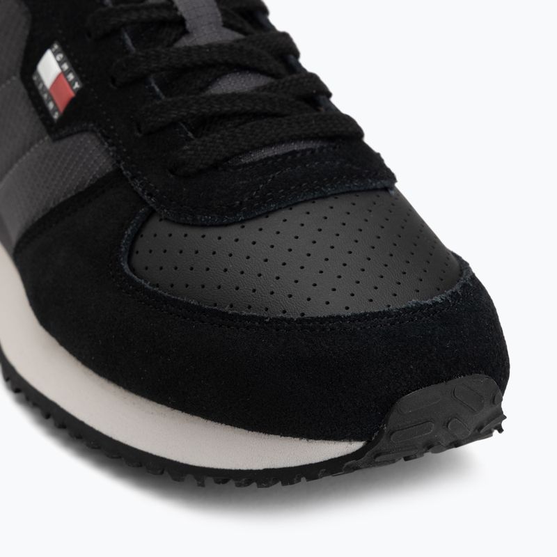Pánské boty Tommy Jeans Runner Flag Mix washed black/stratus grey 7
