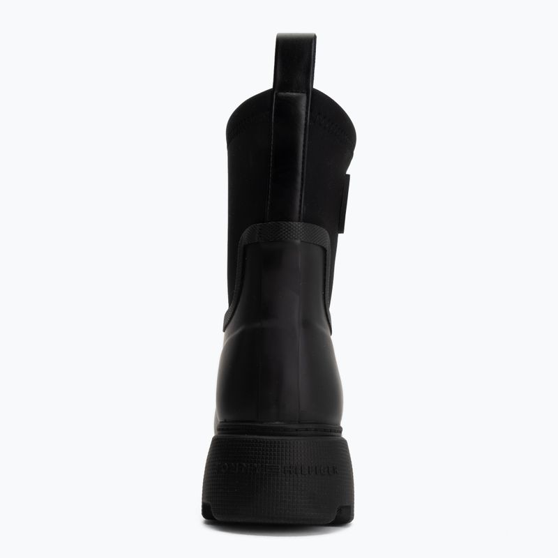 Dámské holínky Tommy Hilfiger Stamp Warm Ankle black 6