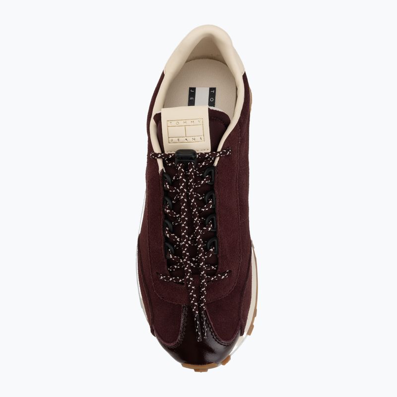 Dámské boty Tommy Jeans Retro Archive Runner brown 5