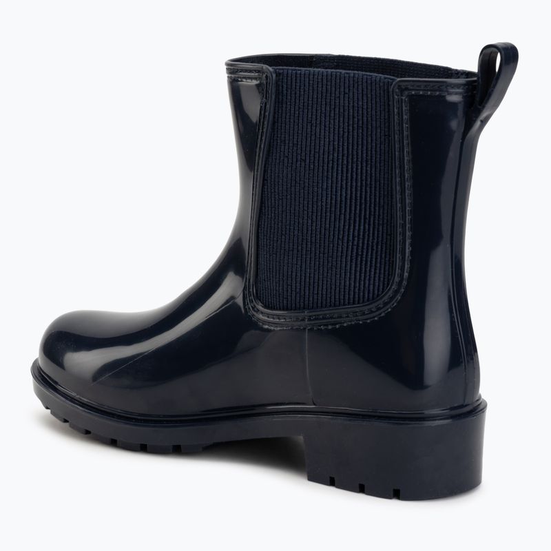 Dámské holínky Tommy Hilfiger Buckle Glossy Ankle space blue 3