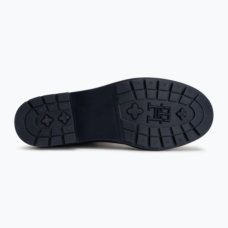 Dámské holínky Tommy Hilfiger Buckle Glossy Ankle space blue 4