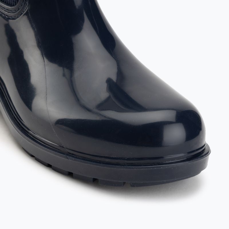 Dámské holínky Tommy Hilfiger Buckle Glossy Ankle space blue 7