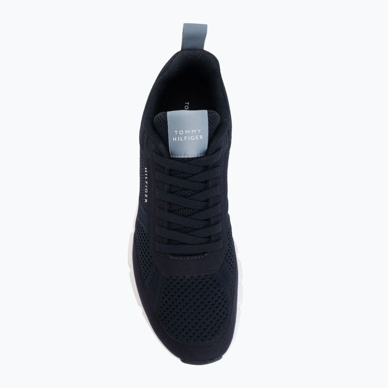 Pánské boty Tommy Hilfiger Light Knitted navy blue 5
