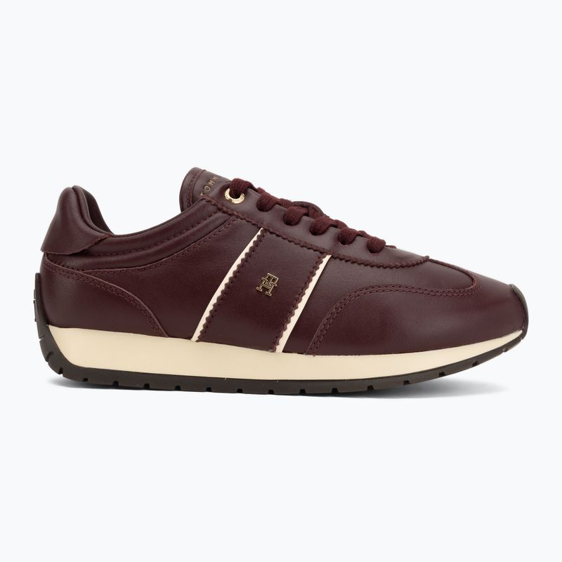 Dámské boty Tommy Hilfiger Th Premium Casual Runner oxblood 2