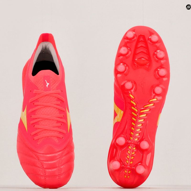 Pánské kopačky Mizuno Morelia Neo IV Beta Elite MD flery coral2/bolt2/flery coral2 10