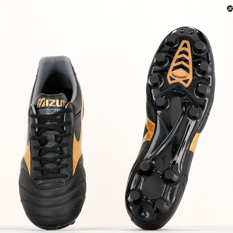 Mizuno Morelia II PRO MD pánské kopačky black/gold/dark shadow 15