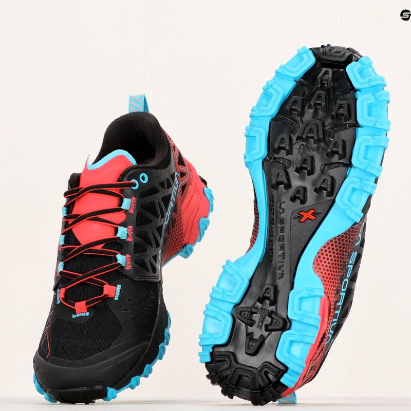 La Sportiva Bushido II GTX black/hibiscus dámská běžecká obuv 11