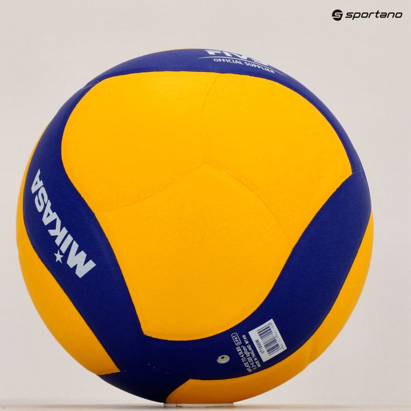 Volejbalový míč Mikasa VT1000W yellow/blue velikost 5 5