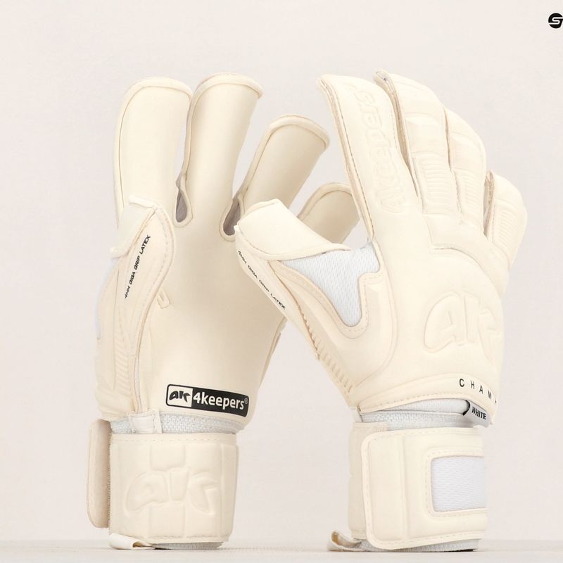 4Keepers Champ Gold White Brankářské rukavice 5