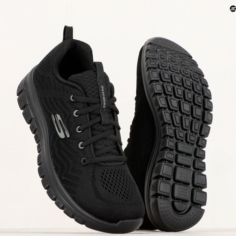 Dámské tréninkové boty SKECHERS Graceful Get Connected black 13