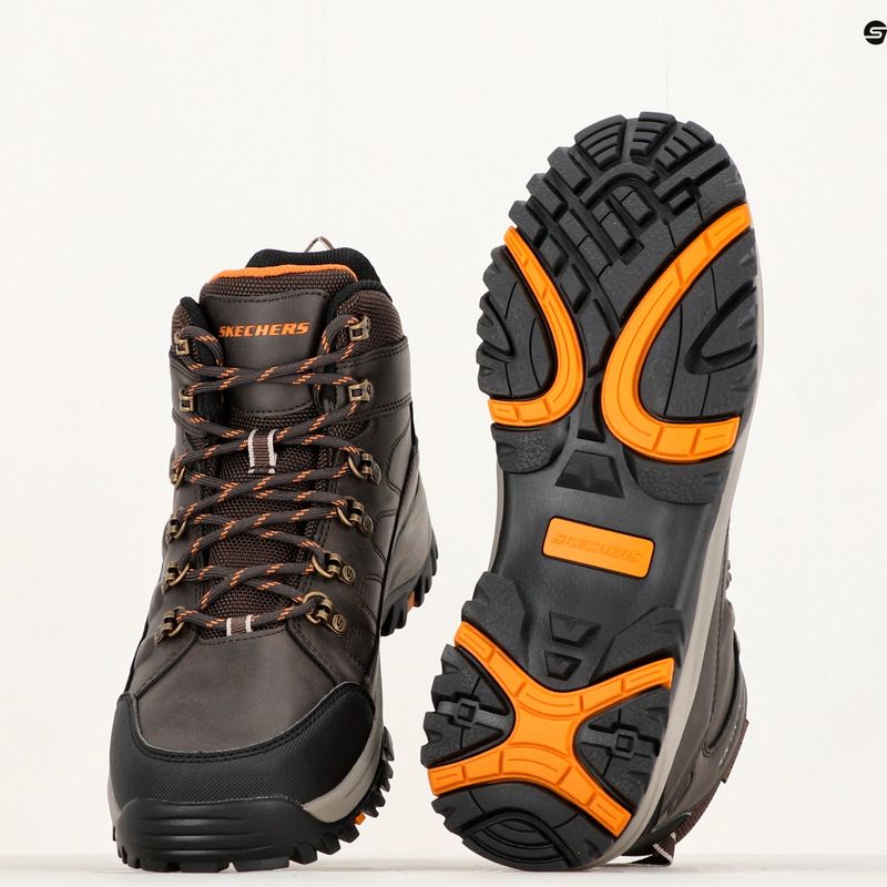 Pánská treková obuv SKECHERS Relment Dagget chocolate 14