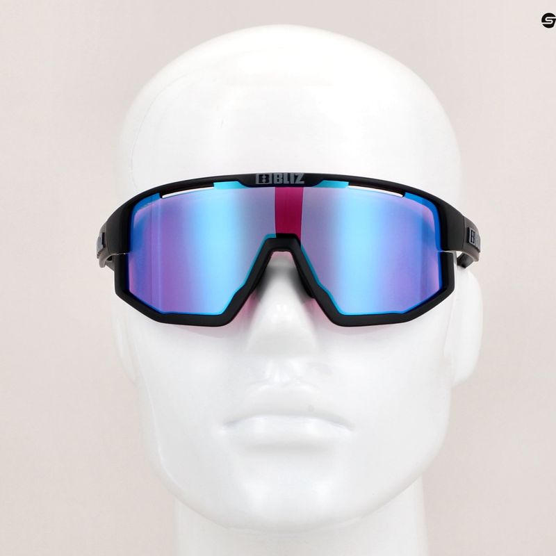 Cyklistické brýle Bliz Fusion Nano Optics Nordic Light S2 matt black/begonia/violet blue multi 12