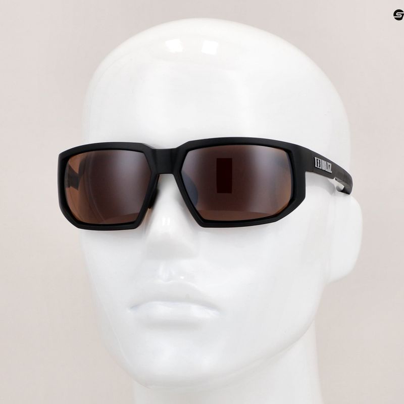 Cyklistické brýle Bliz Arrow Polarized S3 matt black/brown silver mirror 10