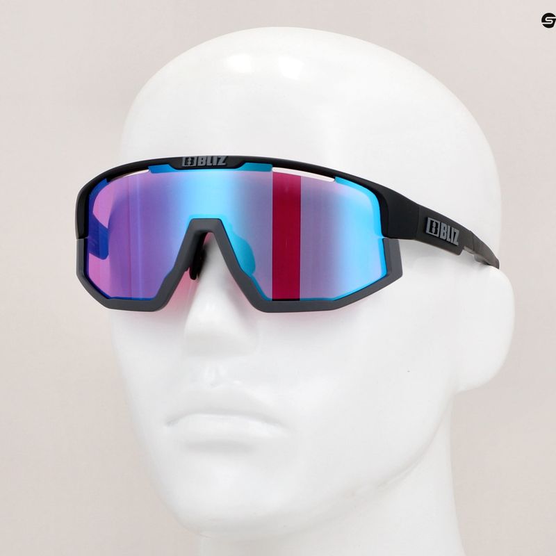 Brýle na kolo Bliz Vision Nano Optics Nordic Light S2 matná černá/světlá begonie/fialová modrá multi 10
