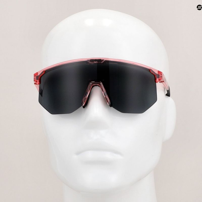 Cyklistické brýle Bliz Hero Small S3 transparentní růžové/kouřové 14